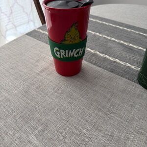 Grinch Red Travel Mug in excellent condition